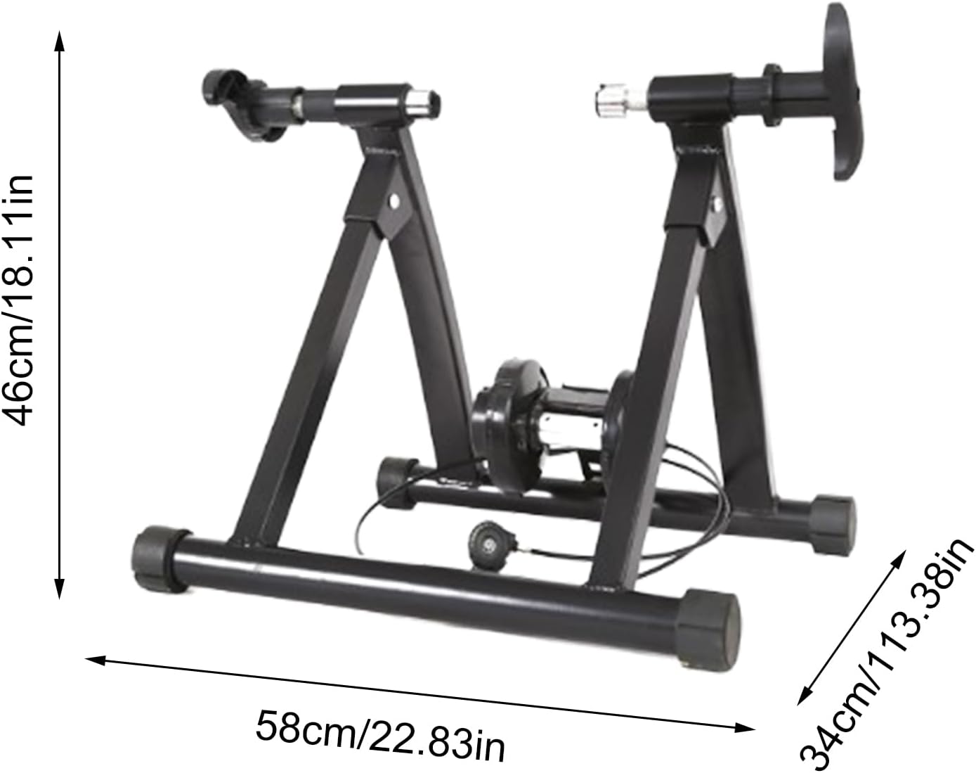 Black Magnetic Folding Bike Trainer Stand K115727