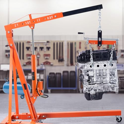 8 Ton Hydraulic Ram Jack with Air Pump and Single Piston Pump Z947