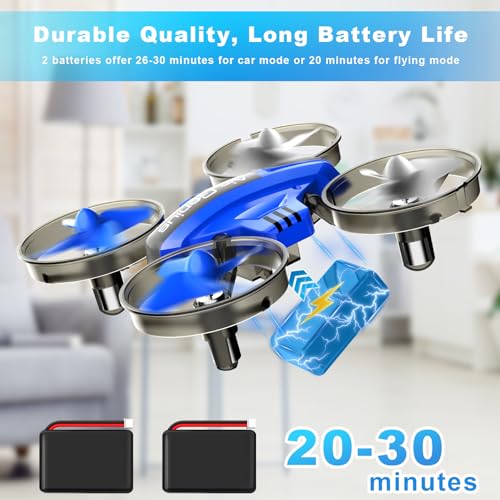 Mini Drone 2 in 1 Toy with 2 Batteries W77411