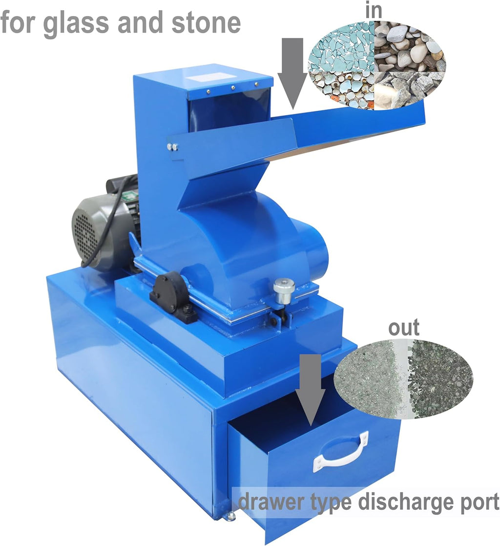Hammer Crusher Electric Shatter Grinder 220V 3KW R26473