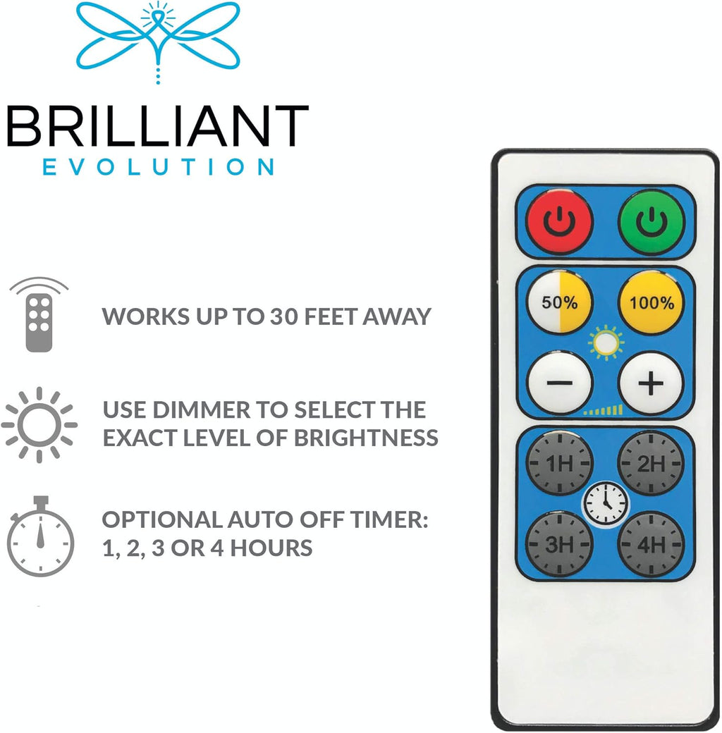 Wired LED Under Cabinet Light Kit with Remote Control 3 Bars 3000K Warm White Pack of 2 M43674