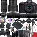 Canon EOS R50 Mirrorless Camera with 18-45mm, EF 75-300mm & 420-800mm Lenses + Mount Adapter + 20 Essential Accessories C74750