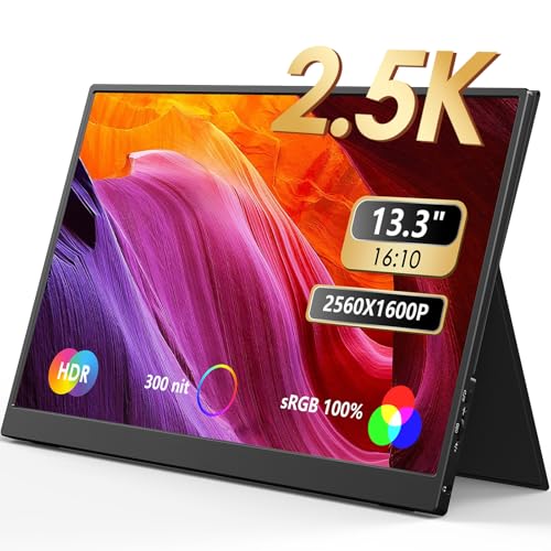 15.6inch FHD 1080P USB C HDMI IPS Portable Monitor with Smart Cover K3926