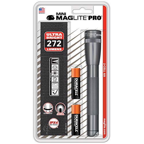Mini PRO LED 2-Cell AA Flashlight Black X344701