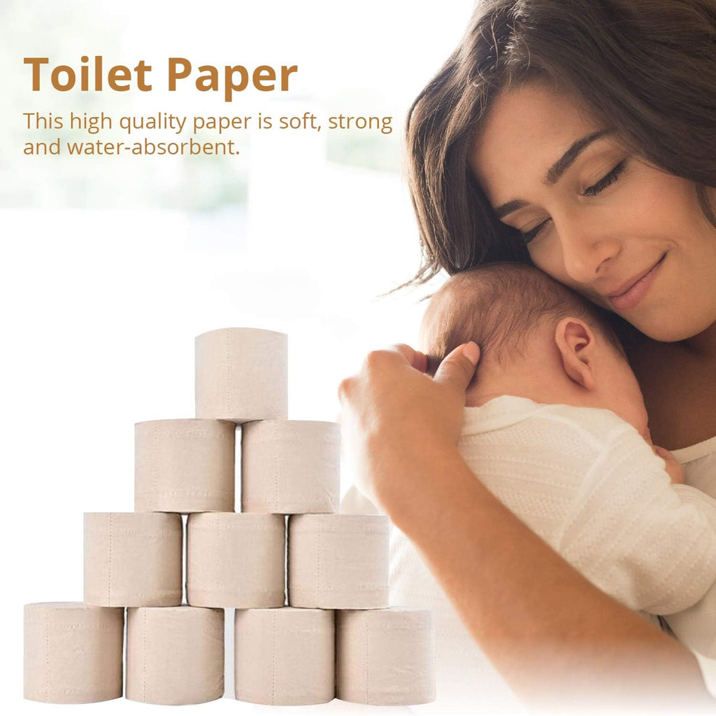 40 Mega Rolls Bamboo Toilet Paper, 10000 Sheet Count W514955