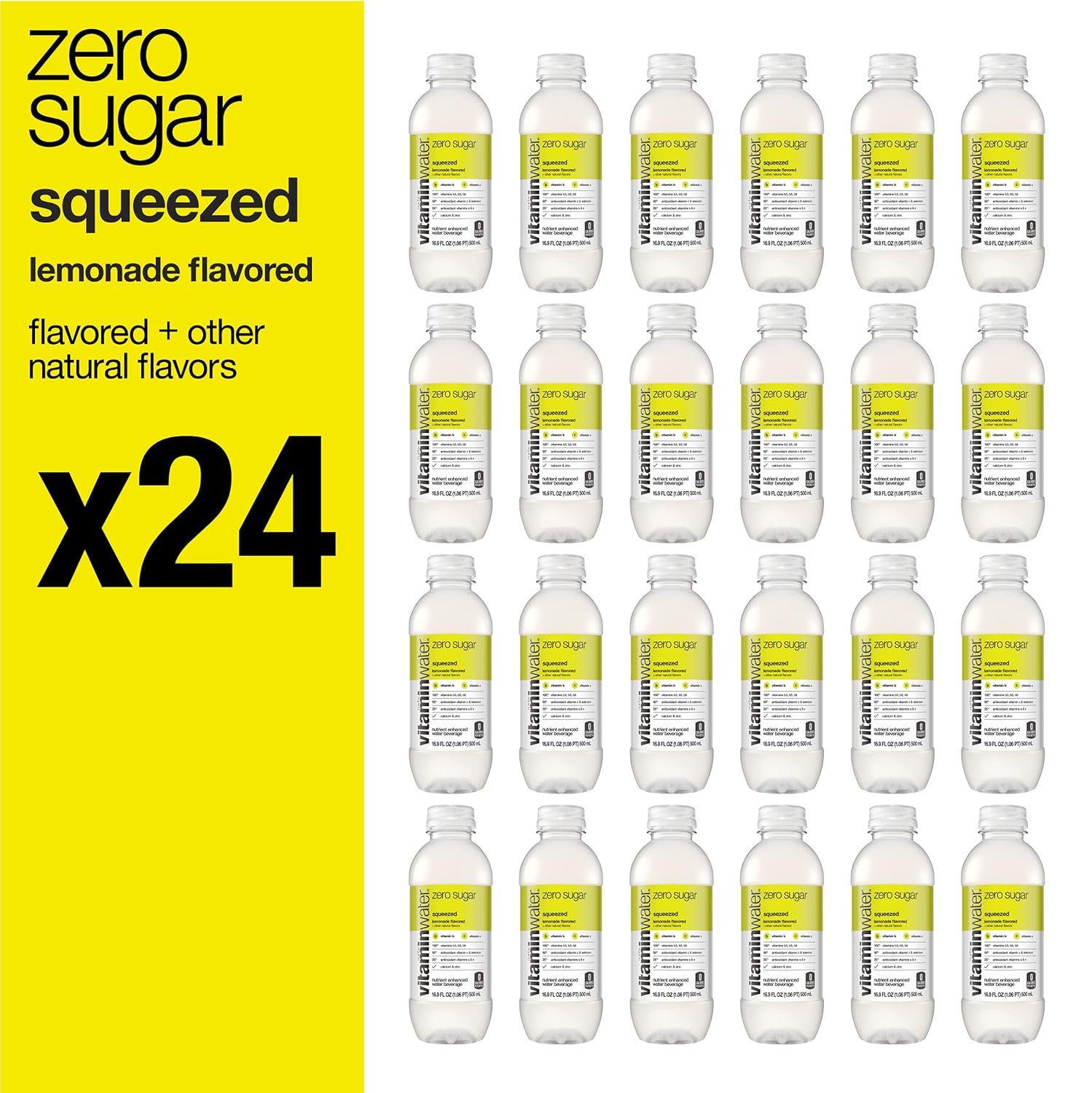 16.9 Fl Oz (24 Count) Electrolyte Enhanced Lemonade Water H94120