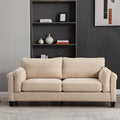 Khaki 2-Piece Loveseat and Sofa Couch Set A78351