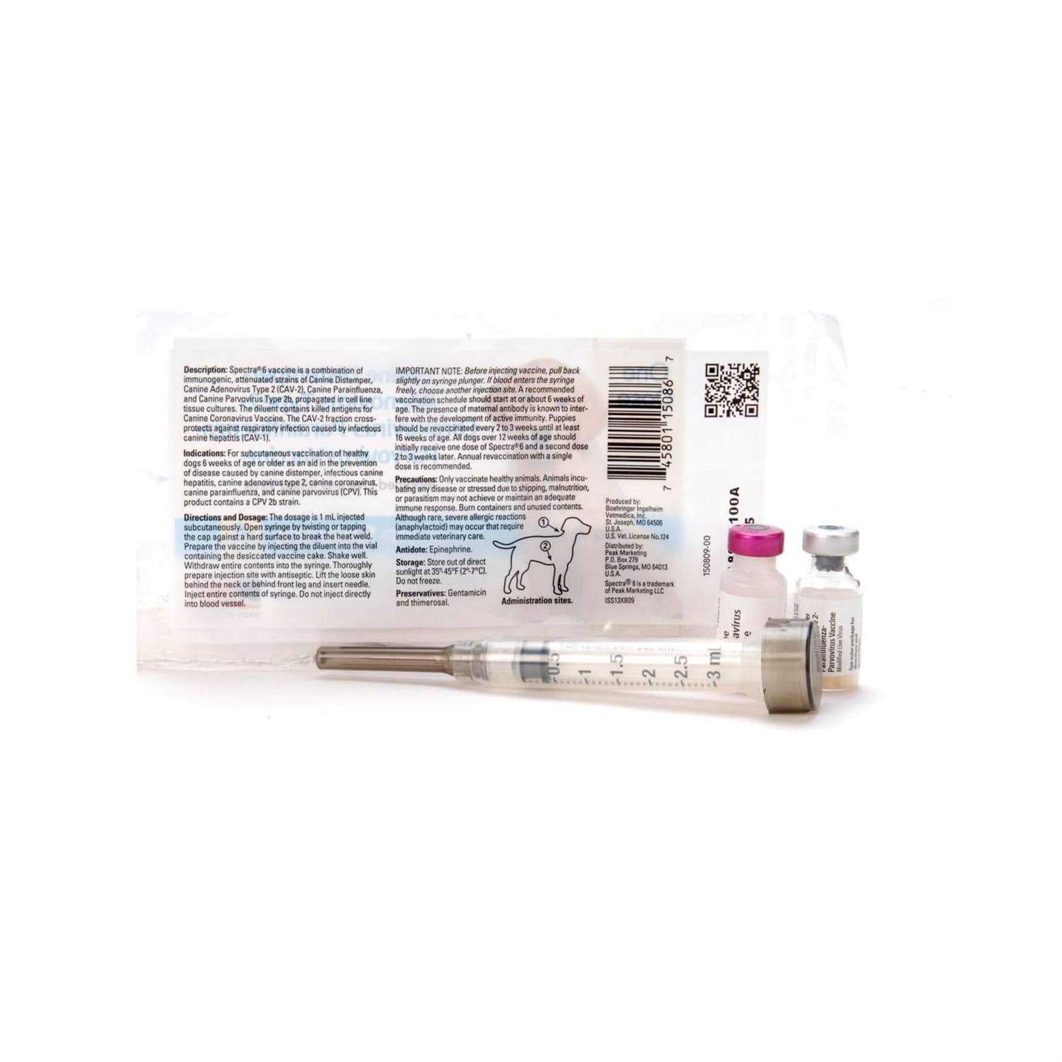 Canine Spectra 6 Dog Vaccine S344
