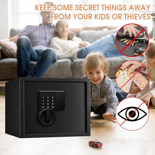 1.6 Cub Fireproof Waterproof Digital Safe with Removable Shelf R6310