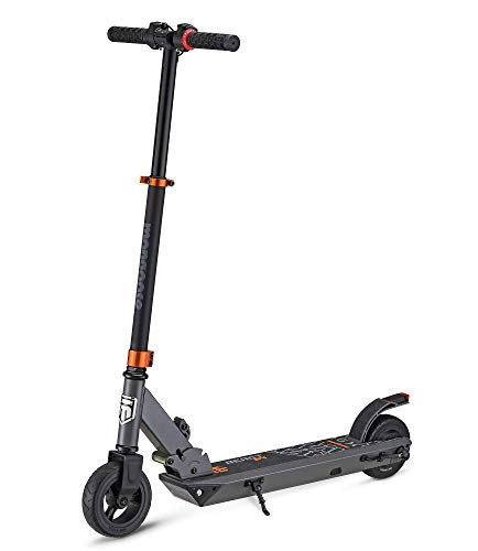 Electric Kids Scooter with Aluminum Handlebars and Frame, Rear Foot Brake V9548