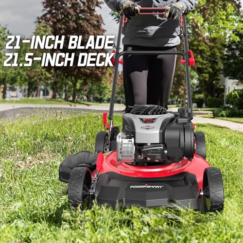 21-Inch Self Propelled Gas Lawn Mower with Steel Deck Q16320