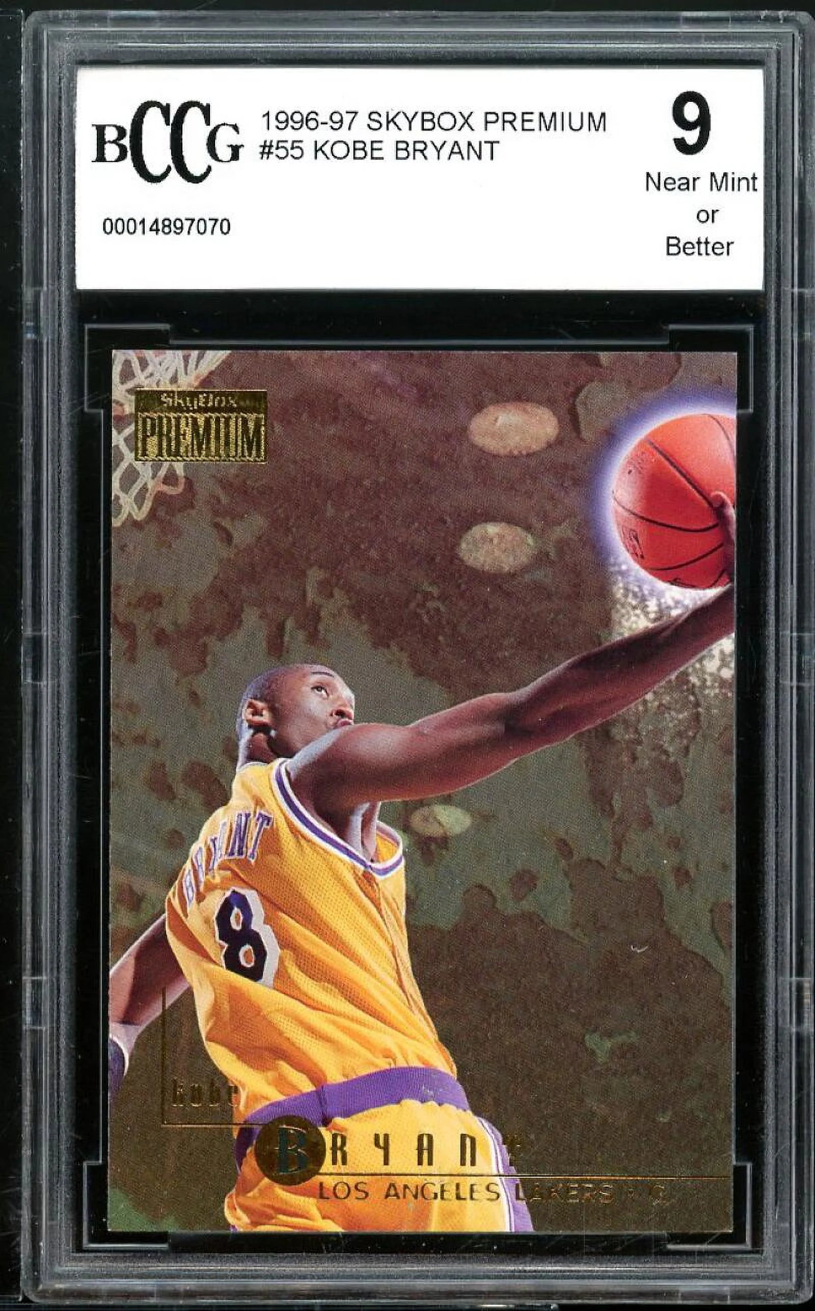 #55 Kobe Bryant Rookie Card BGS BCCG 9 M231