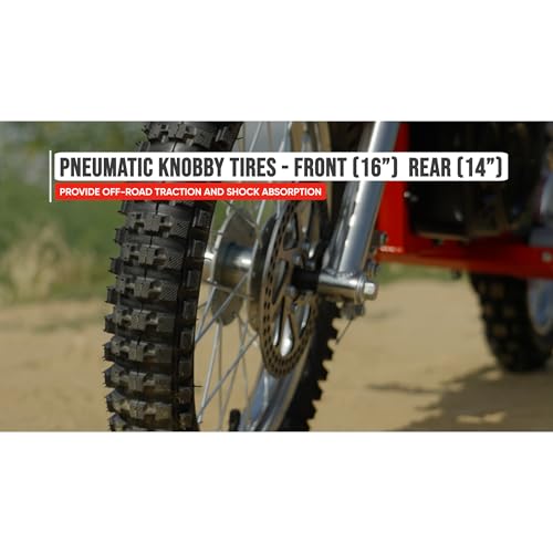 Red Dirt Rocket Electric Motorcycle Dirt Bike B19552