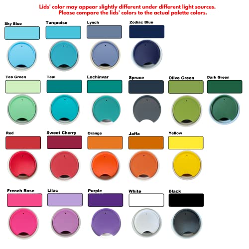 Replacement Lid for Coffee Mug & Tea Cup, 10oz / 12oz / 16oz J30192