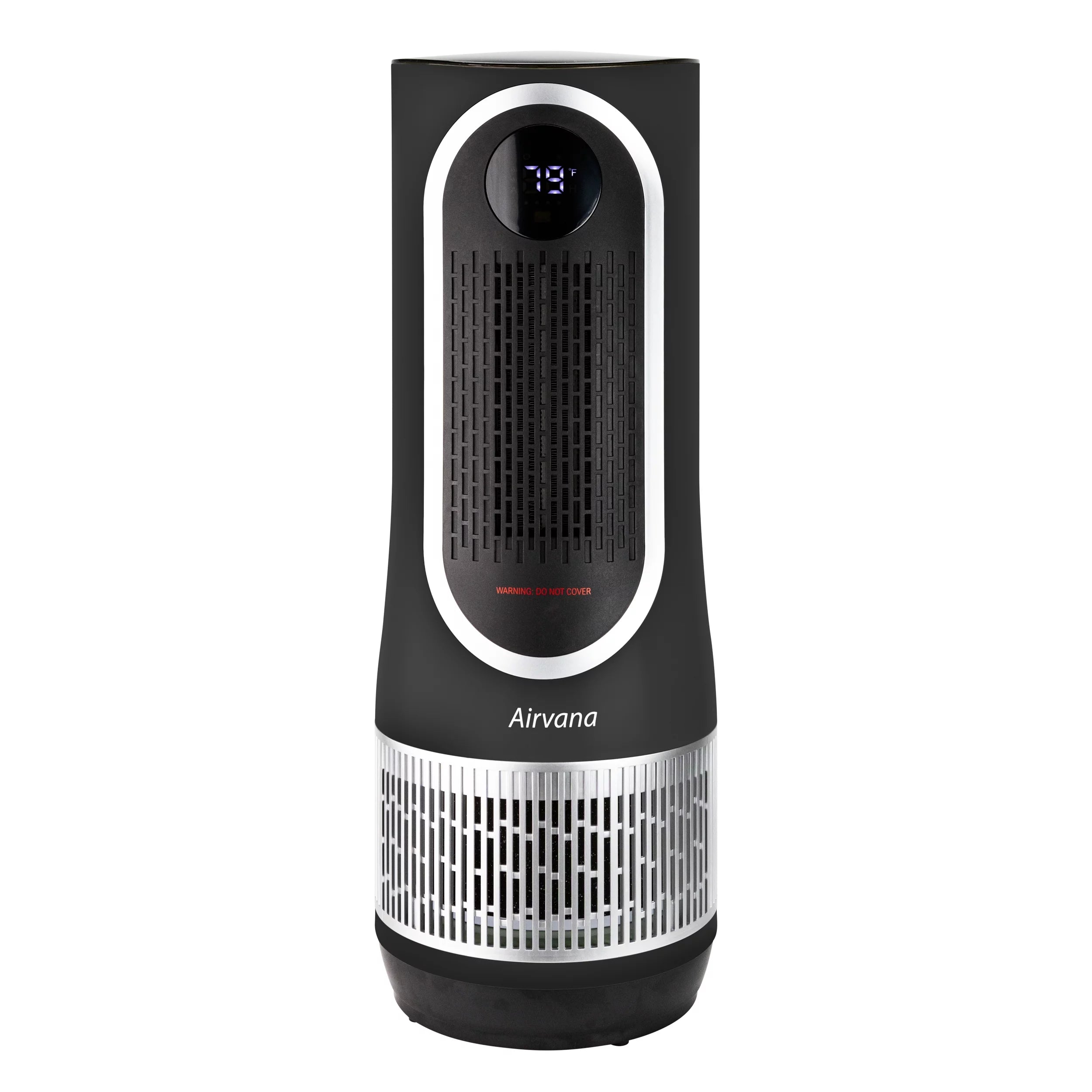 Black 3-in-1 Air Purifier Heater Fan G5689