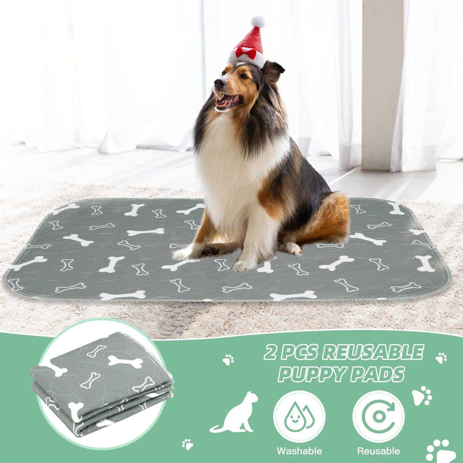 Washable Reusable Dog Pee Pads 2 Pack I95884