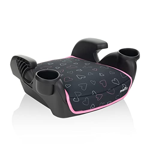 Static Black No Back Booster Car Seat J5705
