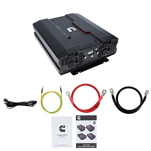 5000 Watts Modified Sine Wave Truck Inverter 12 Volts to 110 Volts Four AC Outlets Two USB Ports D311079