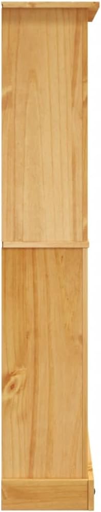 4-Tier Bookcase Mexican Pine Book Shelf Z356495