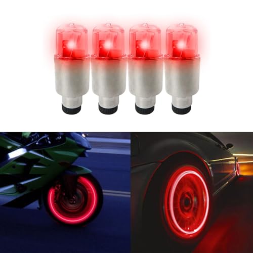 Green LED Tire Valve Stem Caps 6 Pack N544172