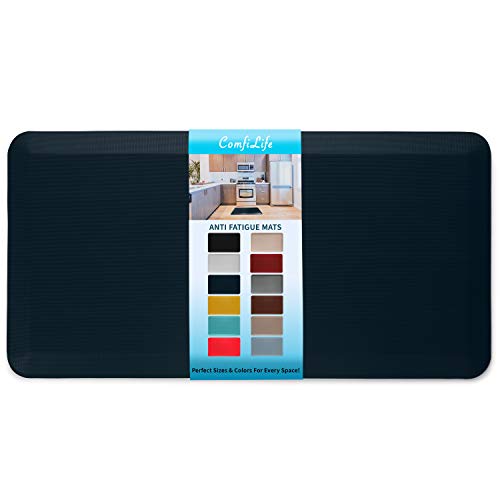 3/4 Inch Thick Anti Fatigue Floor Mat, 20" x 39", Black L96095