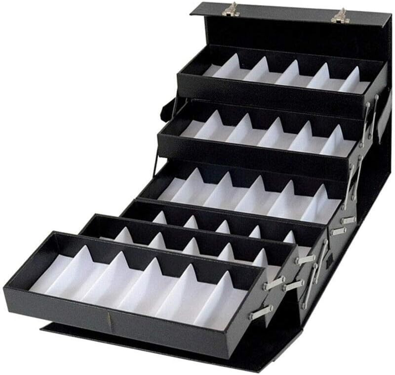 48 Slots Sunglasses Storage Case with Glass Lid O519