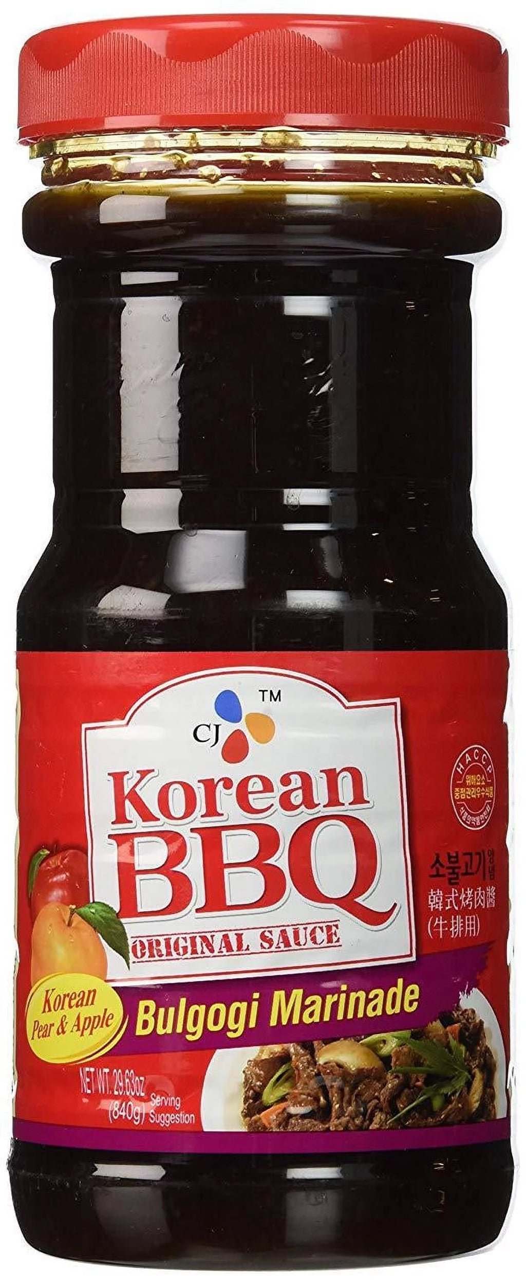 [Pack of 2] Korean BBQ Sauce Original Bulgogi Marinade, 29.63 Ounce V879
