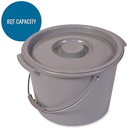 White Steel Portable Toilet H422614