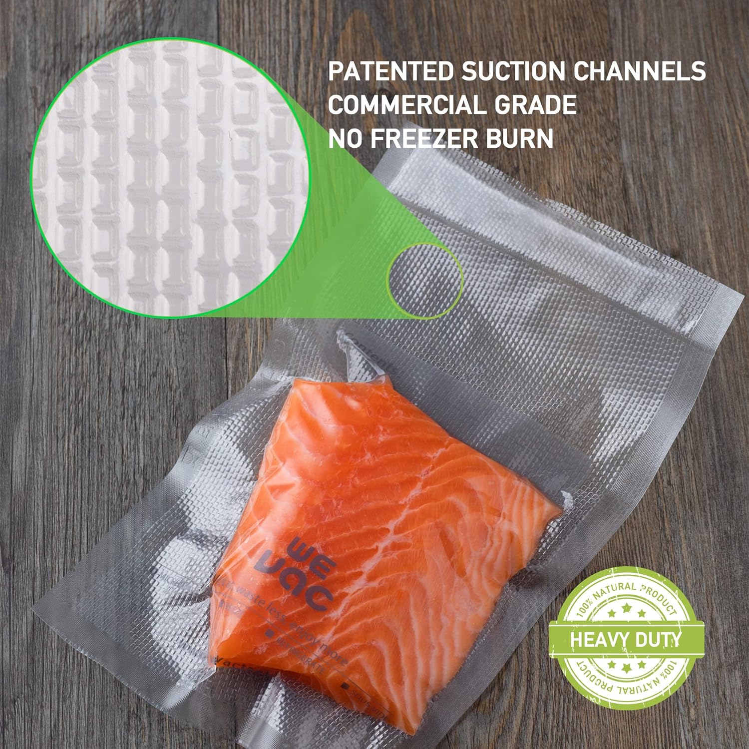 8x50 Rolls 2 pack Vacuum Sealer Bags P602