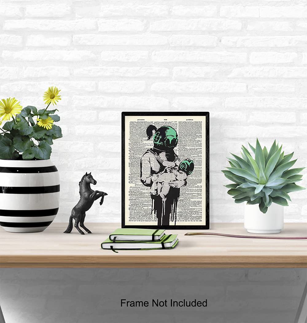 Banksy Poster 8x10 Graffiti Wall Decor Street Art N992