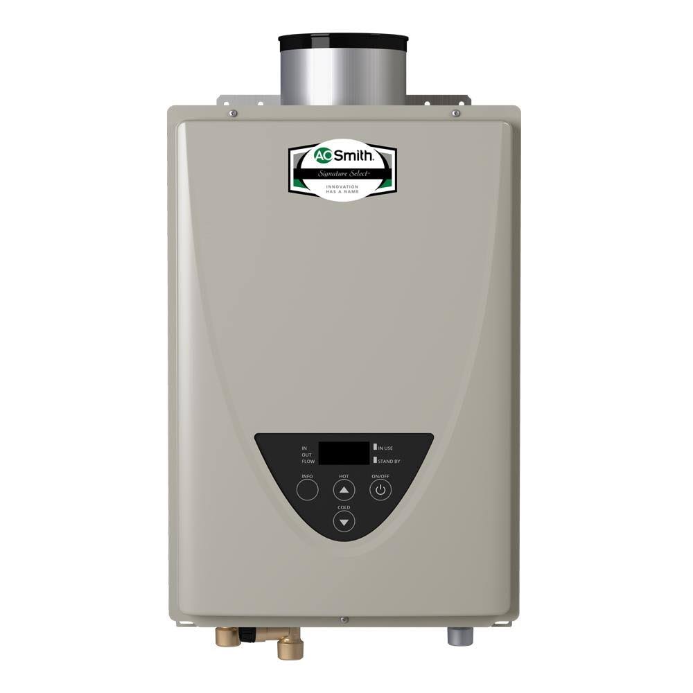 8-GPM 190000-BTU Indoor Natural Gas/Liquid Propane Tankless Water Heater D3114