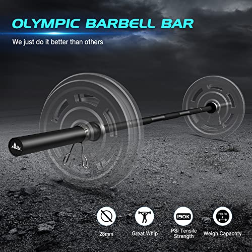 7-Foot Solid Iron Weighted Barbell F65310