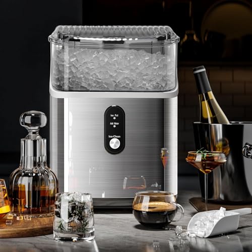 Black Portable Ice Maker Machine with Self-Cleaning Function O598149