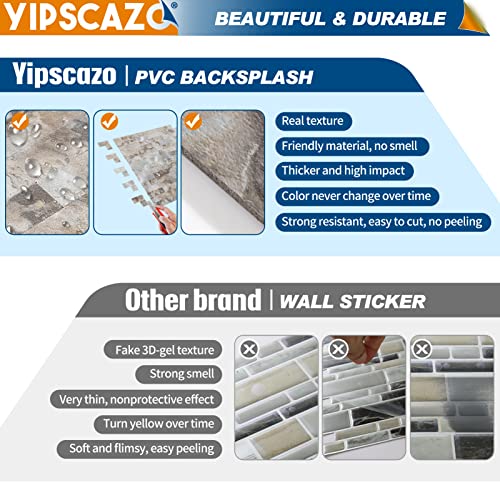 20 Sheets Peel and Stick Stone Metal Tile Backsplash (12'' X 12'') I27748