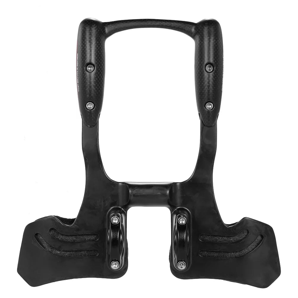 Carbon Fiber Aerobar Bike Road Triathlon Arm Rest Handlebars T4674