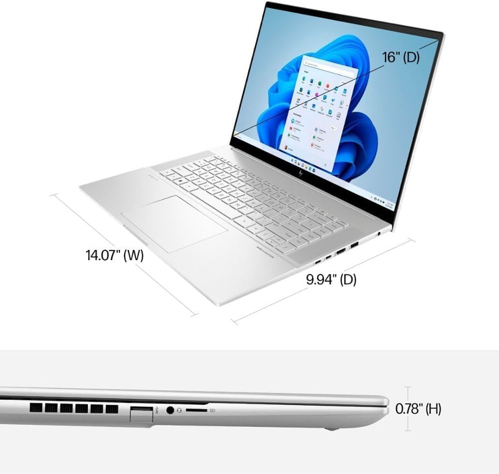 16.0" 120Hz 2K Touchscreen Laptop with Intel i7-13700H, 64GB RAM, 2TB SSD, NVIDIA GeForce RTX 4060, Win 11 Pro, Silver F946933