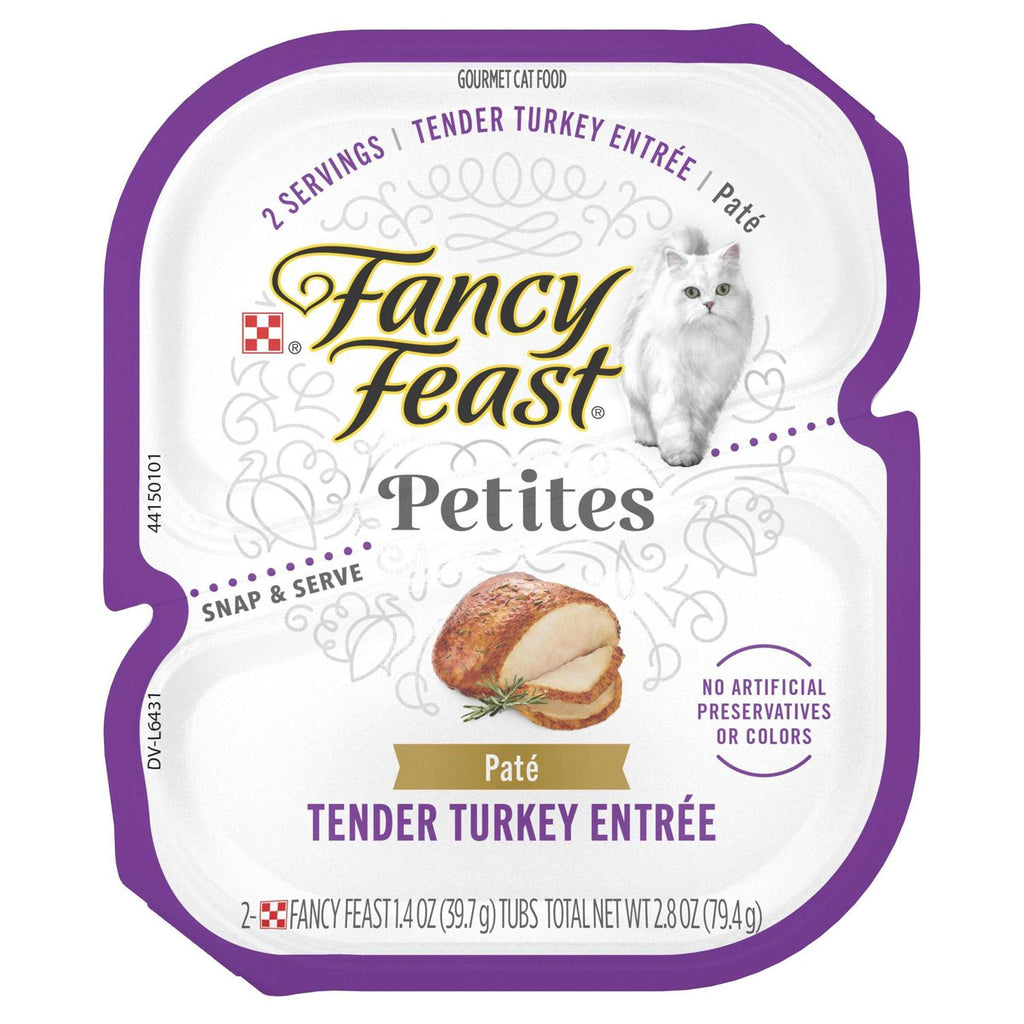 Petites Pate Tender Turkey Entree Wet Cat Food I4559