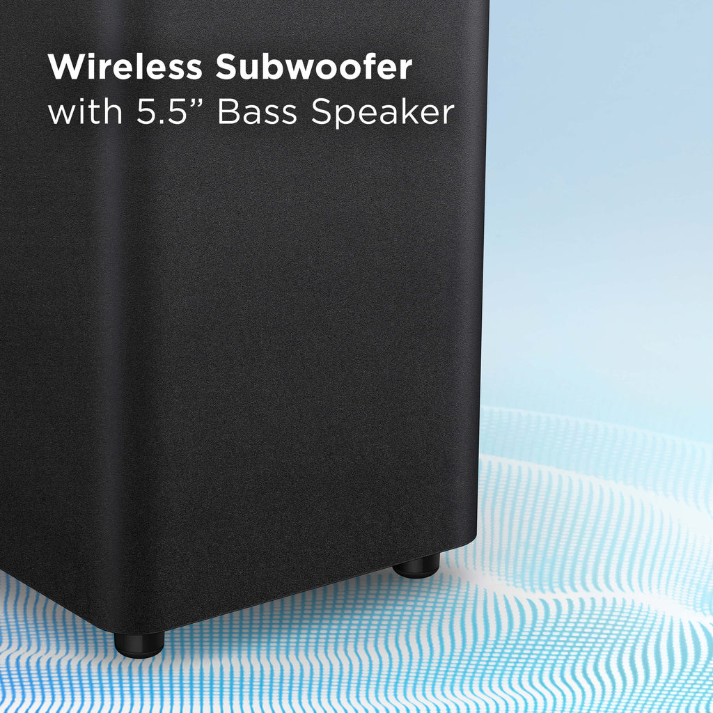 2.1 Channel Sound Bar with Wireless Subwoofer P426