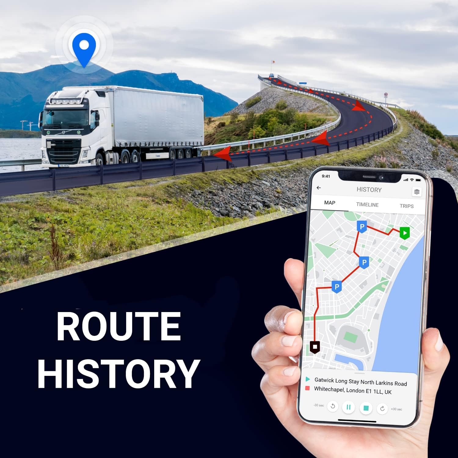 Hard-Wired GPS Tracker for Vehicles Y6016