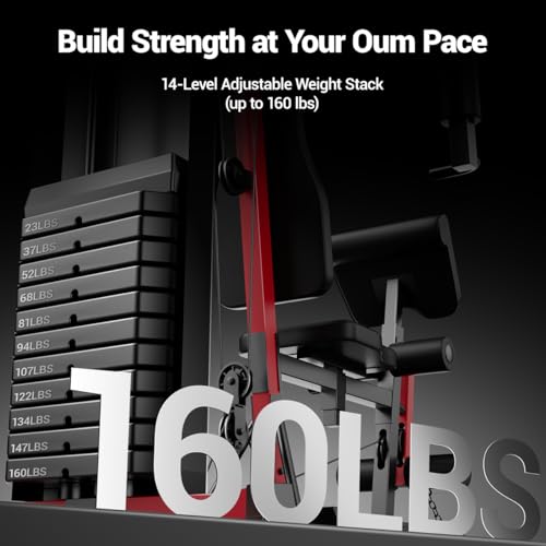 160LB Weight Stack Multifunctional Workout Station Z835