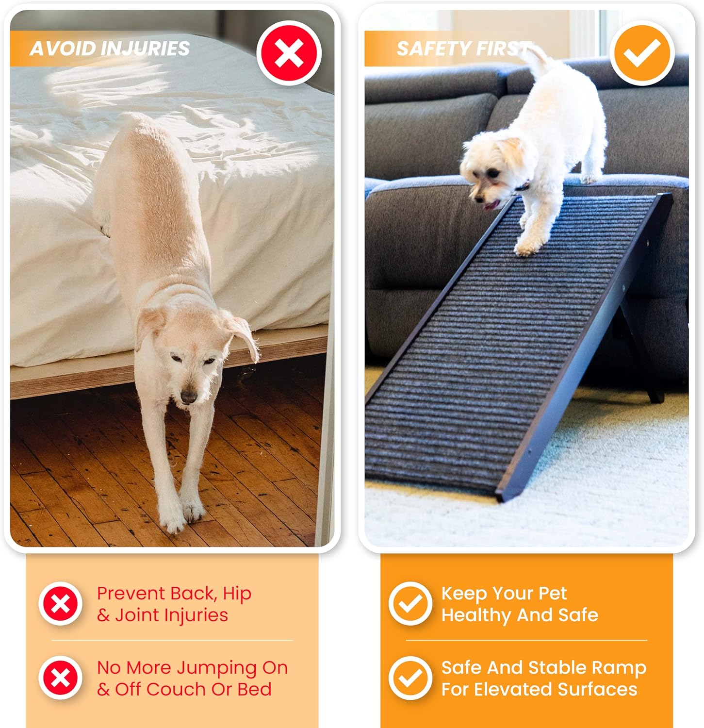Folding Dog Ramp for Bed or Couch P9847