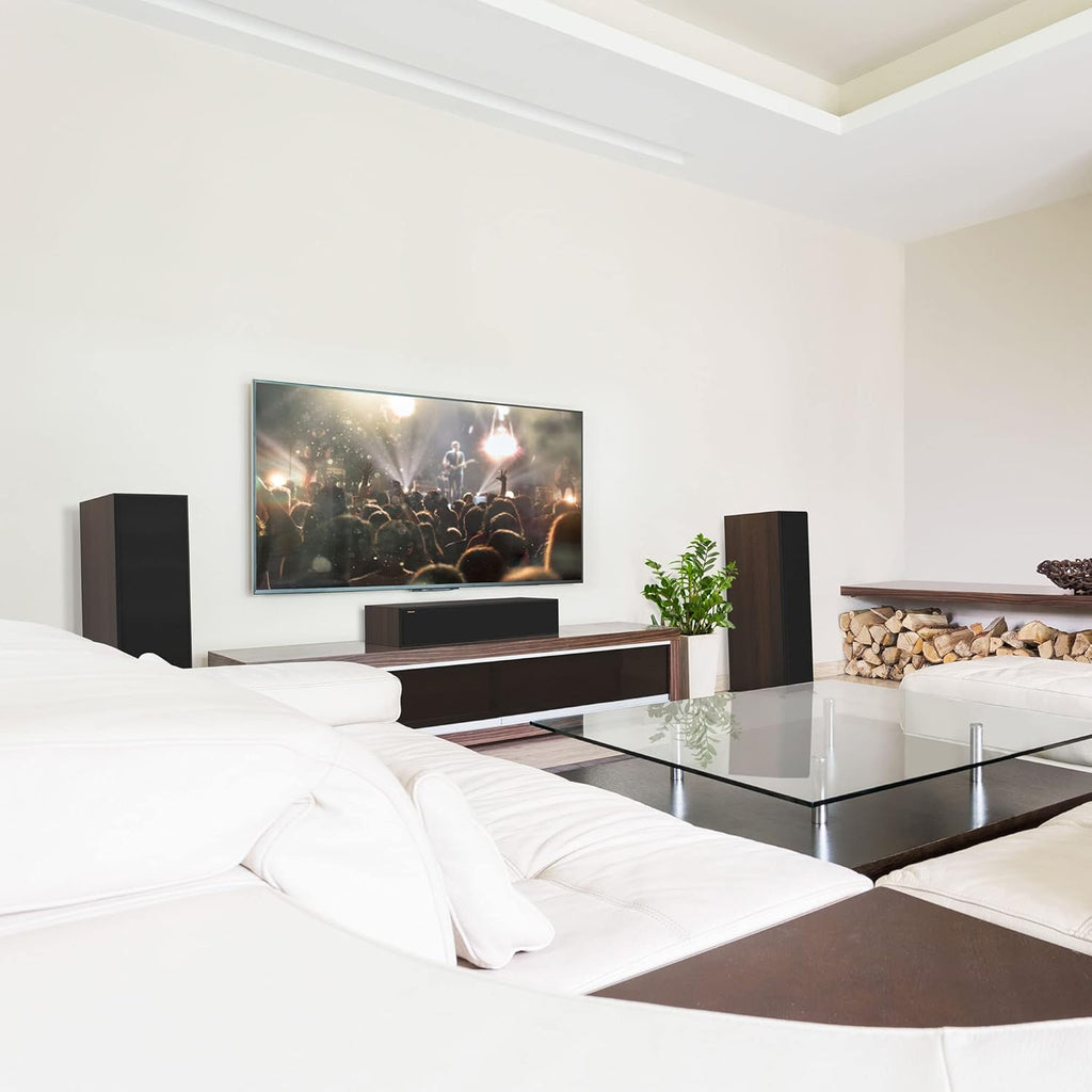Ebony Floorstanding Speakers with Speaker Wire C493