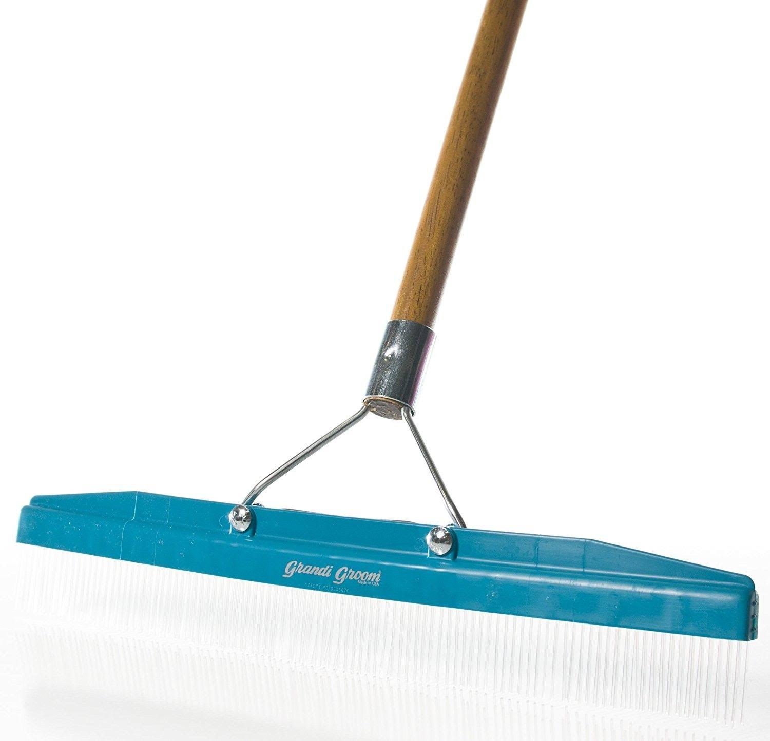 18-inch Head 54-Inch Handle Blue Carpet Rake H29033