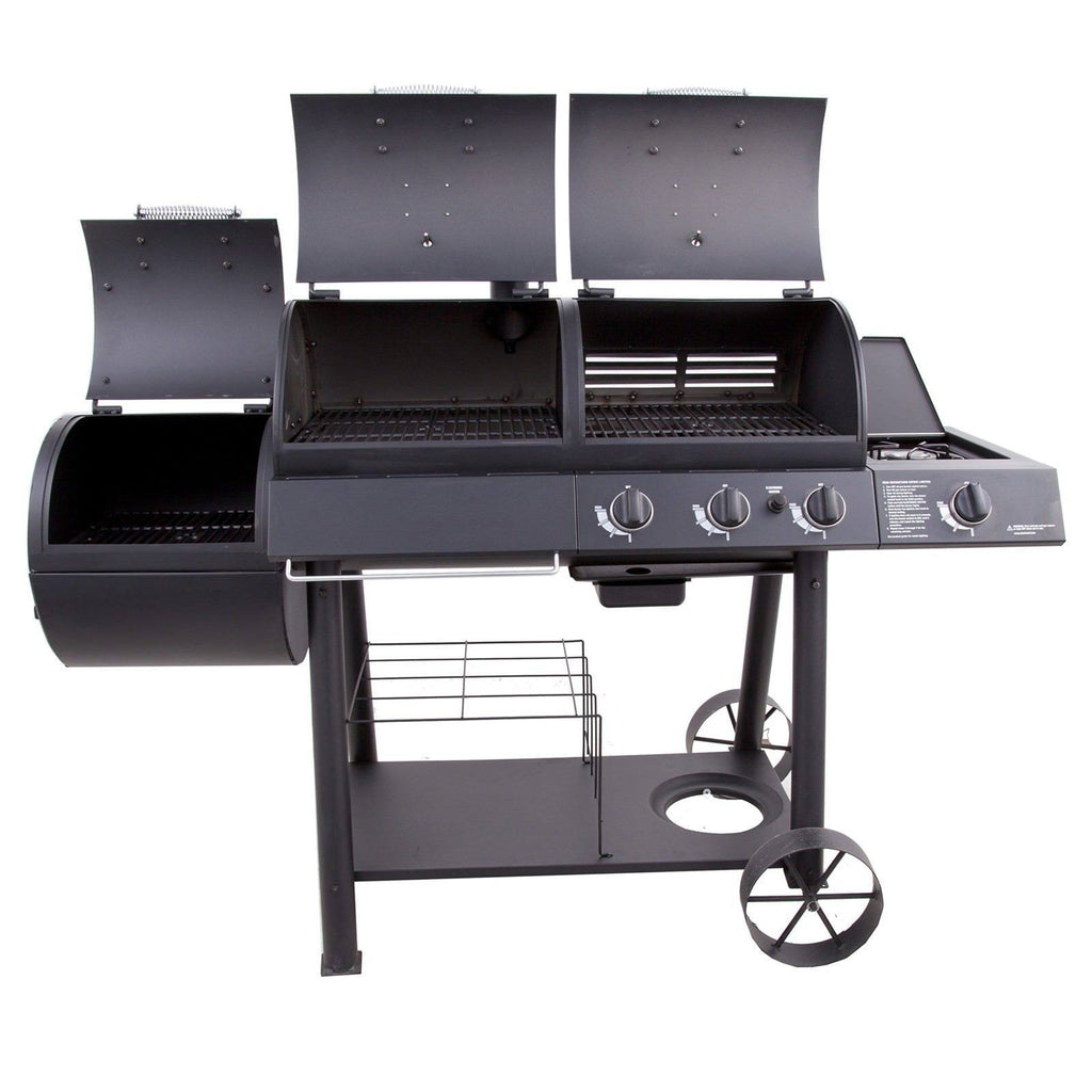 Charcoal/Gas/Smoker Combo Y121