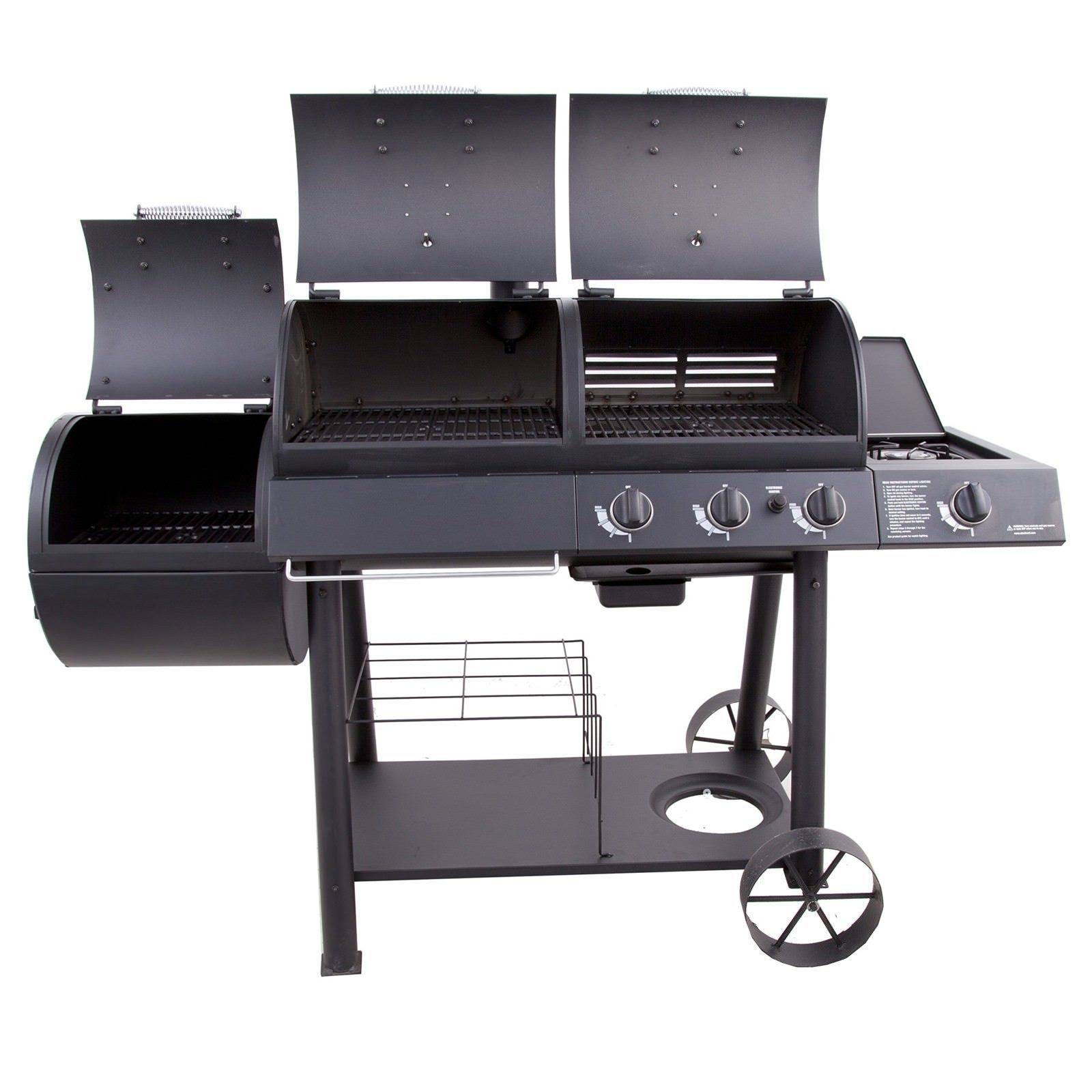 Charcoal/Gas/Smoker Combo Y121