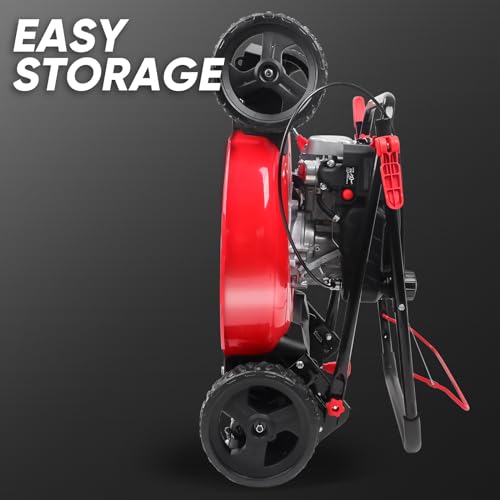 21-Inch Self Propelled Gas Lawn Mower with Steel Deck Q16320
