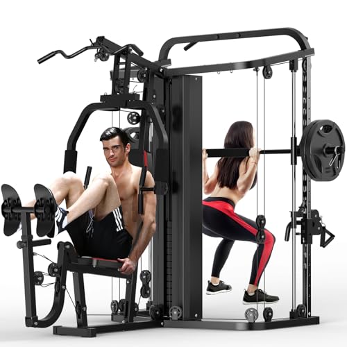 Smith Machine with 138LB Weight Stack C650