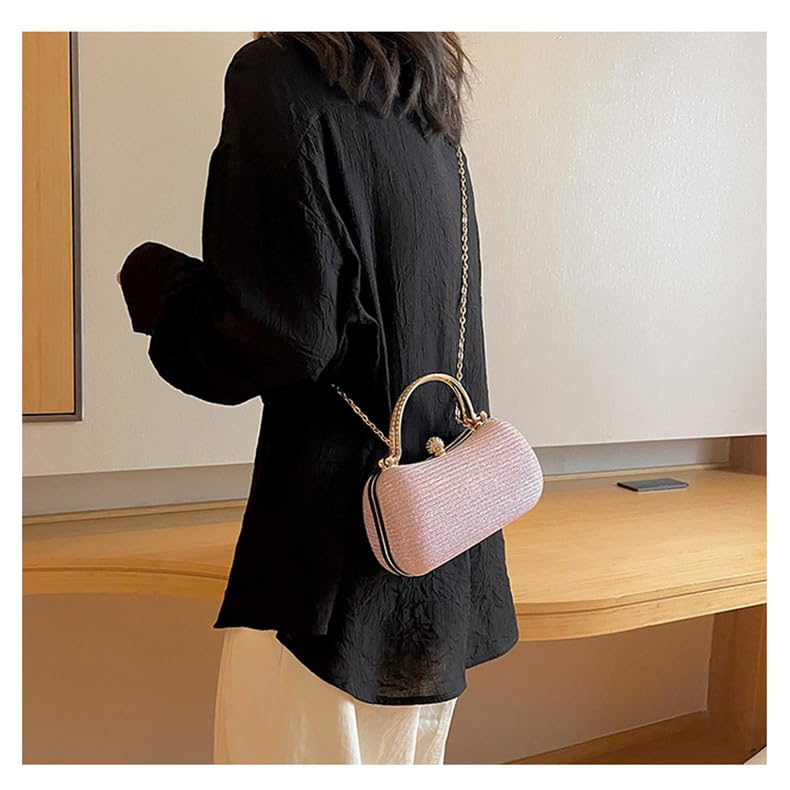 Rhinestone Chain Clutch Handbag F9193