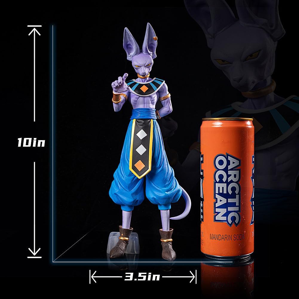 10.5 Inch PVC Beerus Figure Statue Y82400