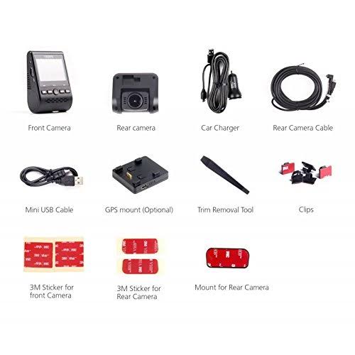 2-Channel Full HD 1080p 30FPS Car Dash Camera with GPS Logger K949